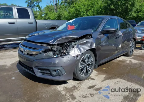 2016 Honda Civic Ex-T из США, поврежденный, VIN 2HGFC1F38GH631031